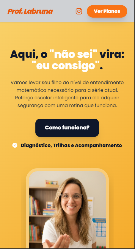 Landing Page Prof. Labruna